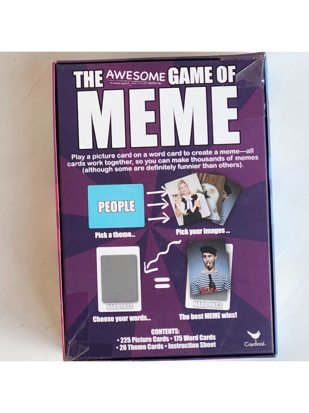 Cardinal Games The Awesome Game of Meme Card Game - Ages 14+ | 3-6 players - Picture 4 of 7